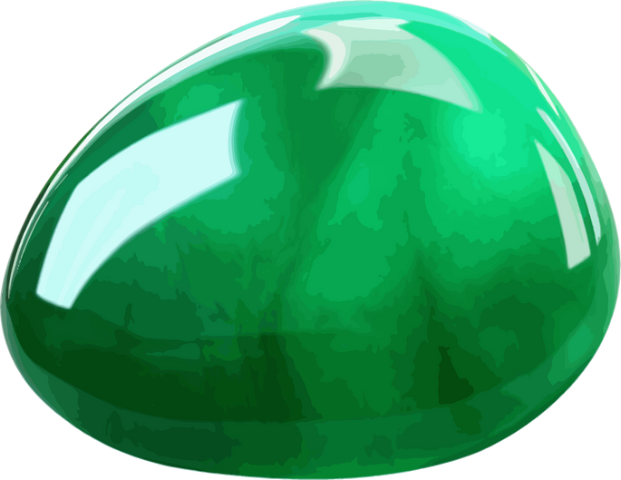 Jade stone gem clip art