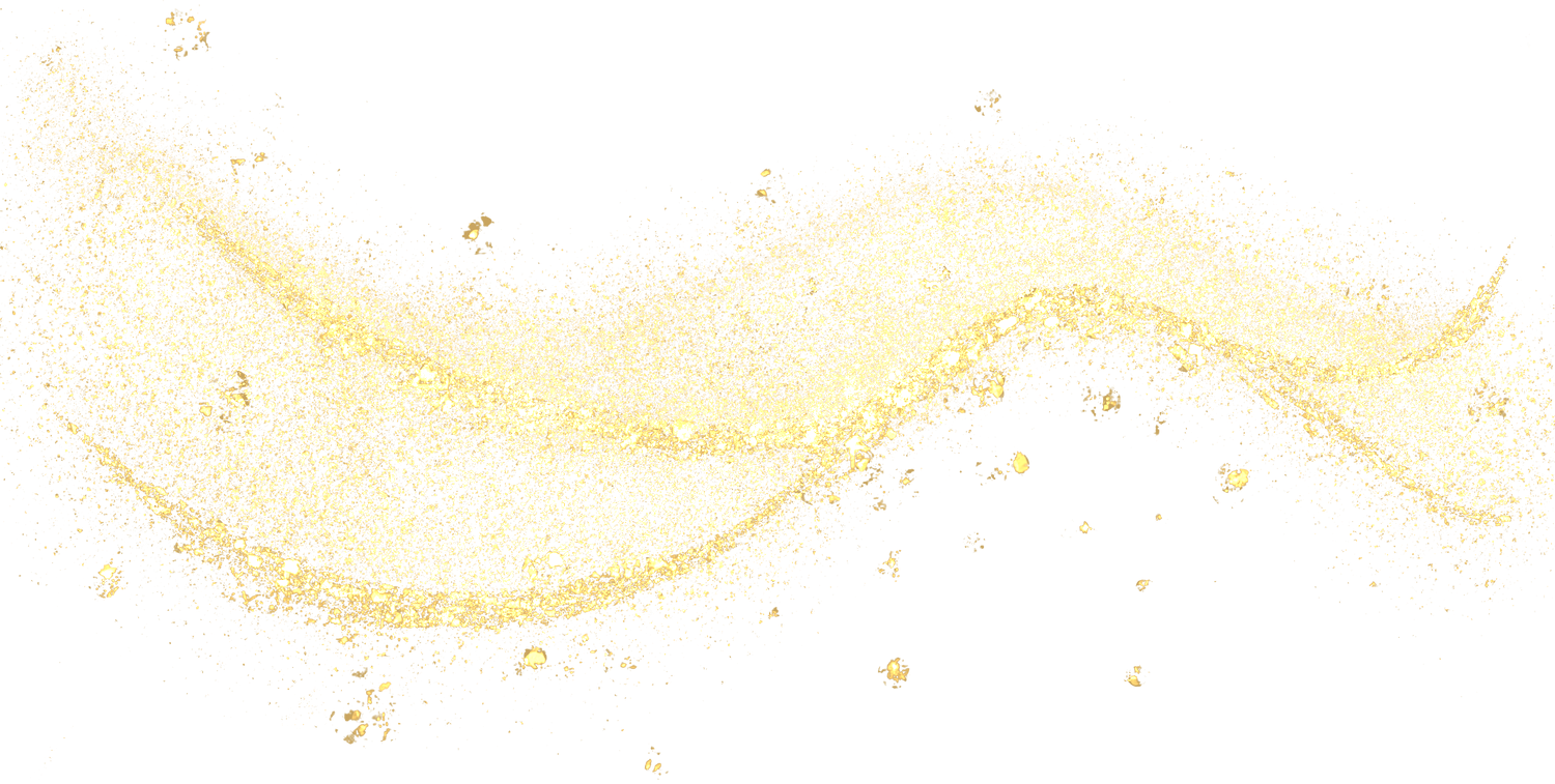 gold glitter shiny sprinkles curve